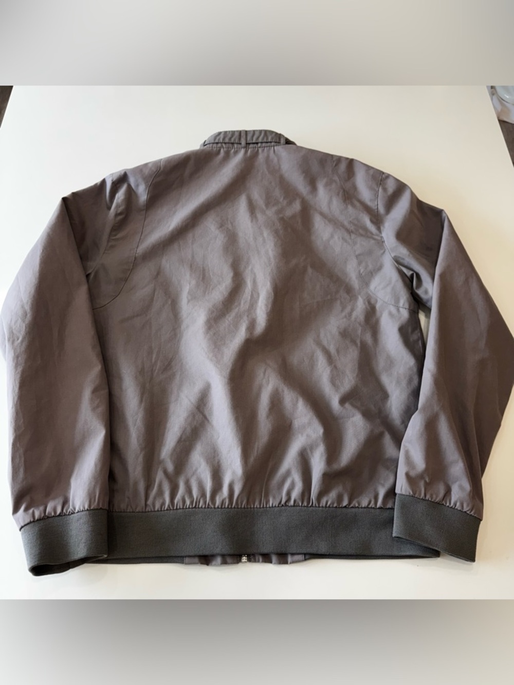 Members Only Gray Zip-Front Racer Jacket - Picture 6 of 8